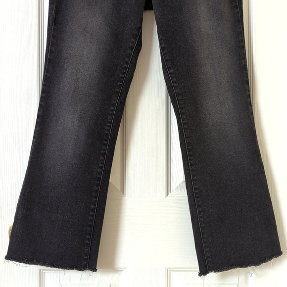 Levi's Y2K 545 Classic Low Rise Slim Fit Ankle Boot Cut Jeans Faded Black 8 - Picture 3 of 15